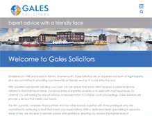 Tablet Screenshot of gales-solicitors.co.uk